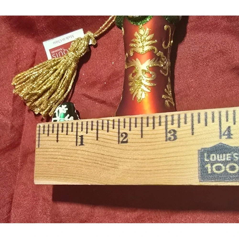 Marquis by Waterford Christmas Stockings Set of 2 Glass Ornaments 155195